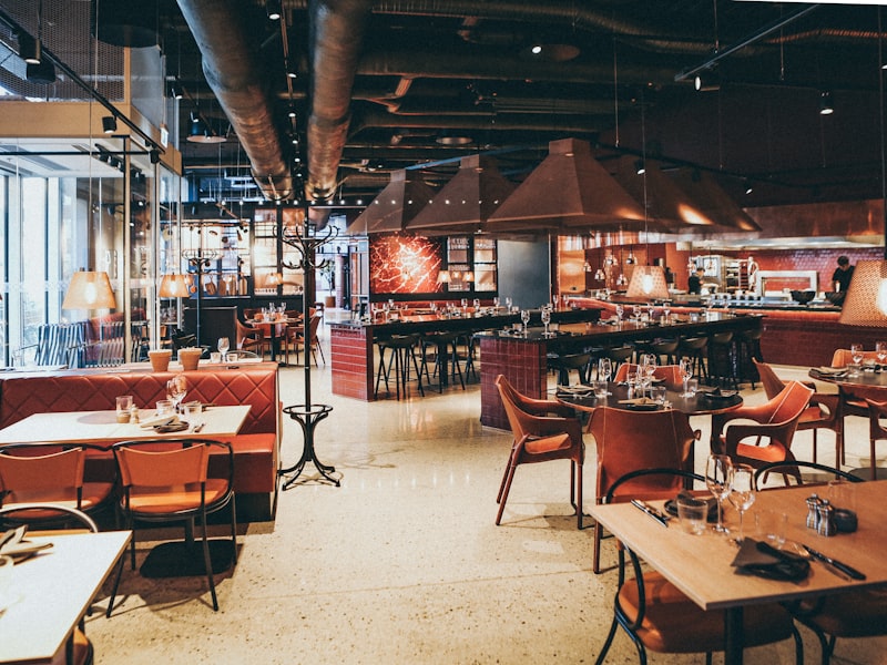 Cozy restaurant dining area