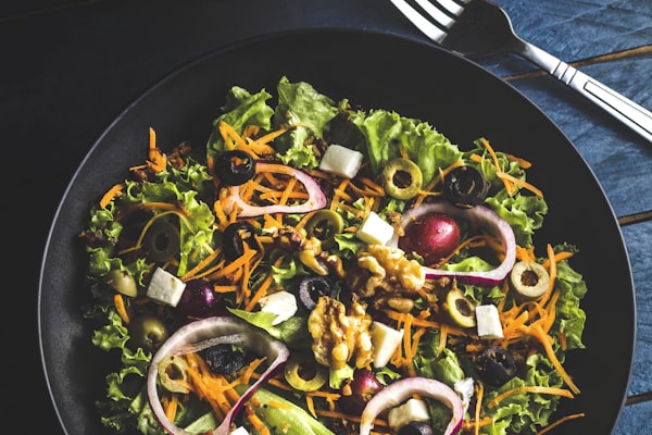 Colorful healthy meal